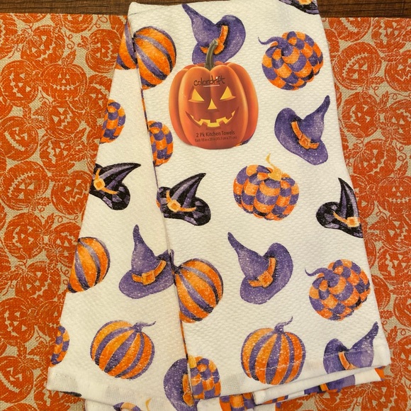 Halloween Witch Kitchen Towels, Witch Ribbon, Witch Hat Signs & Decor, Halloween - Picture 4 of 16